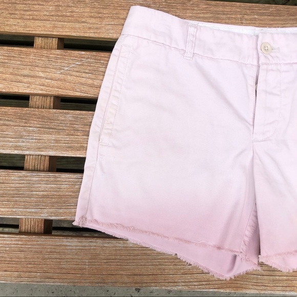 J.Crew vintage “Broken-in Boyfriend” ombré pink shorts - Picture 2 of 10